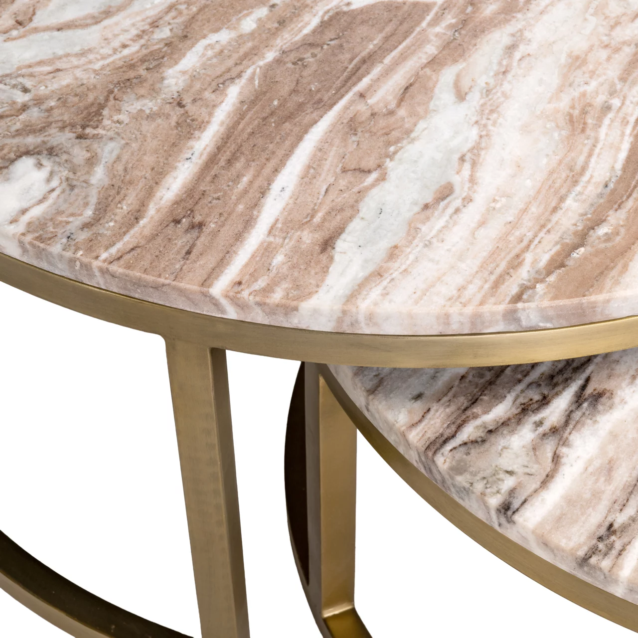 Salontafel Bottega Blush Beige (Set Of 2) - Afbeelding 6