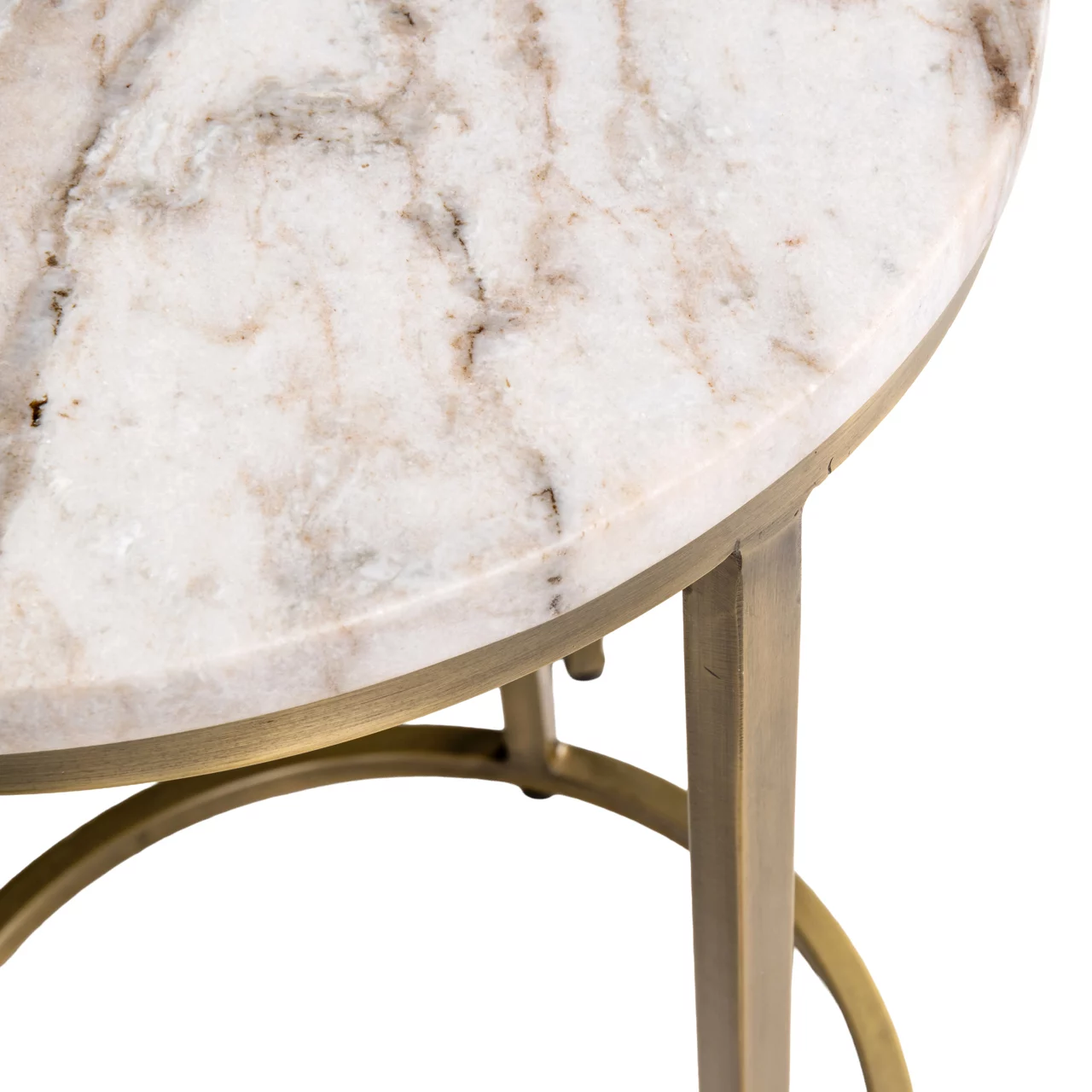 Bijzettafel Bottega Blush Beige (Set Of 2) - Afbeelding 6