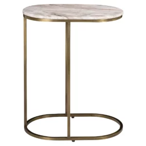 Alternative view of Bankbijzettafel Bottega Blush Beige