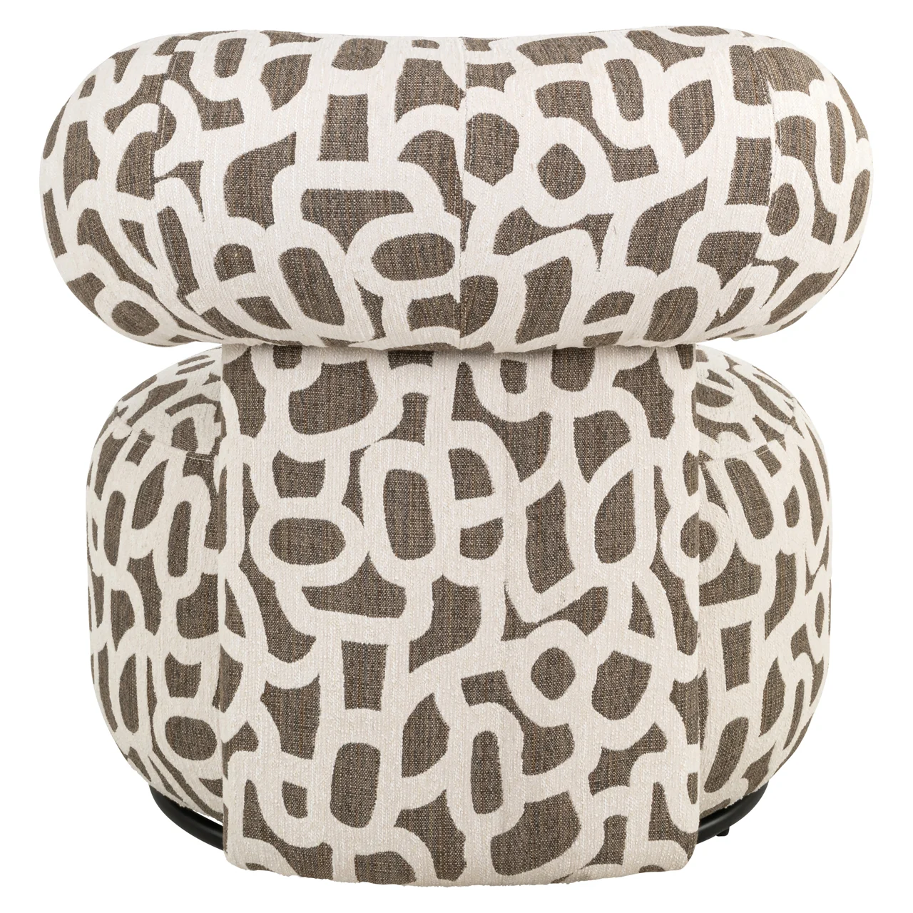 Lounge Stoel Kaya Weave Brown Swivel - Afbeelding 5