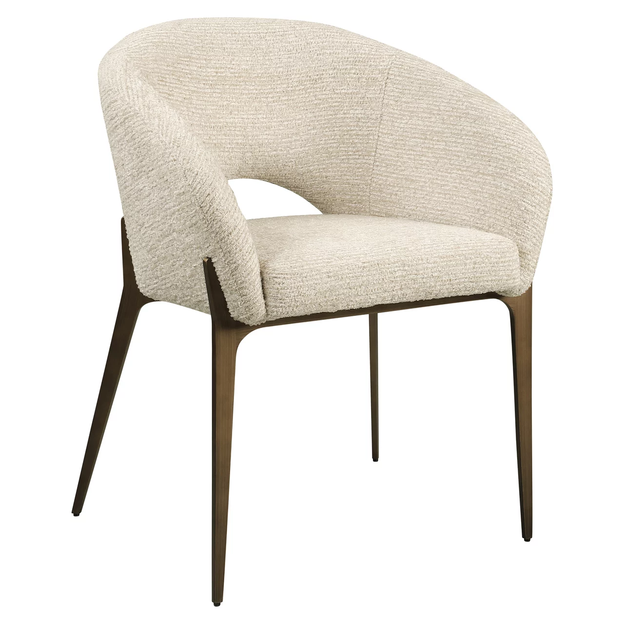 Eetkamerstoel Kenzi Natural Linear Fire Retardant - Afbeelding 3