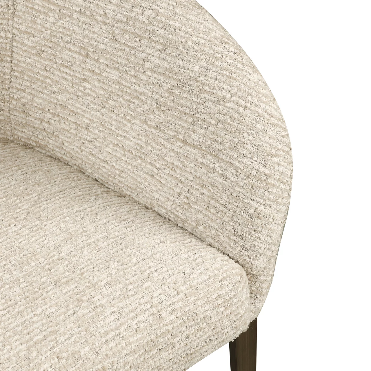 Eetkamerstoel Kenzi Natural Linear Fire Retardant - Afbeelding 6