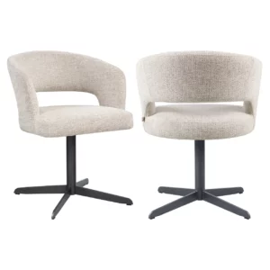Eetkamerstoel Blanca Natural Fancy Fire Retardant