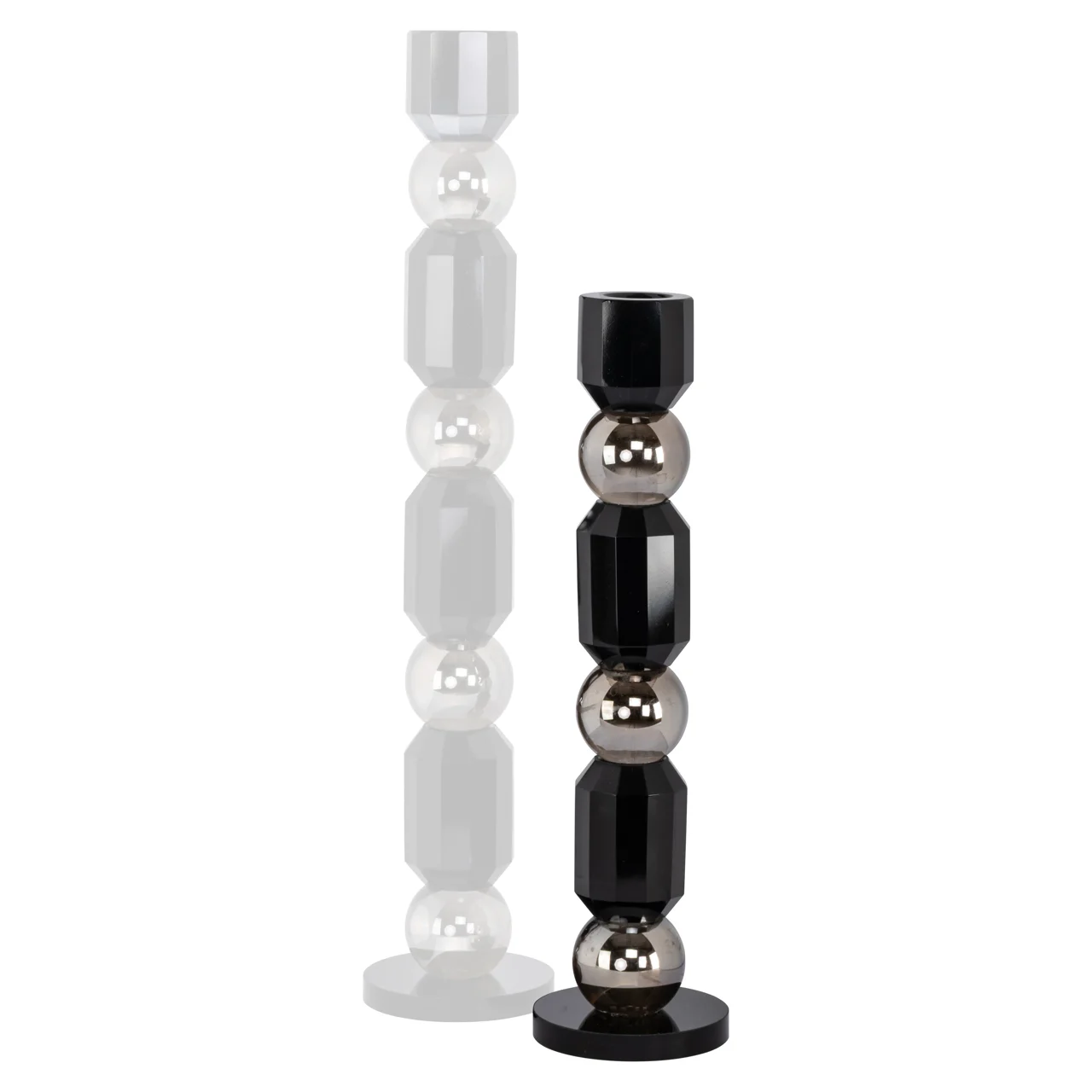 Kandelaar Jessy Black Small - Afbeelding 2