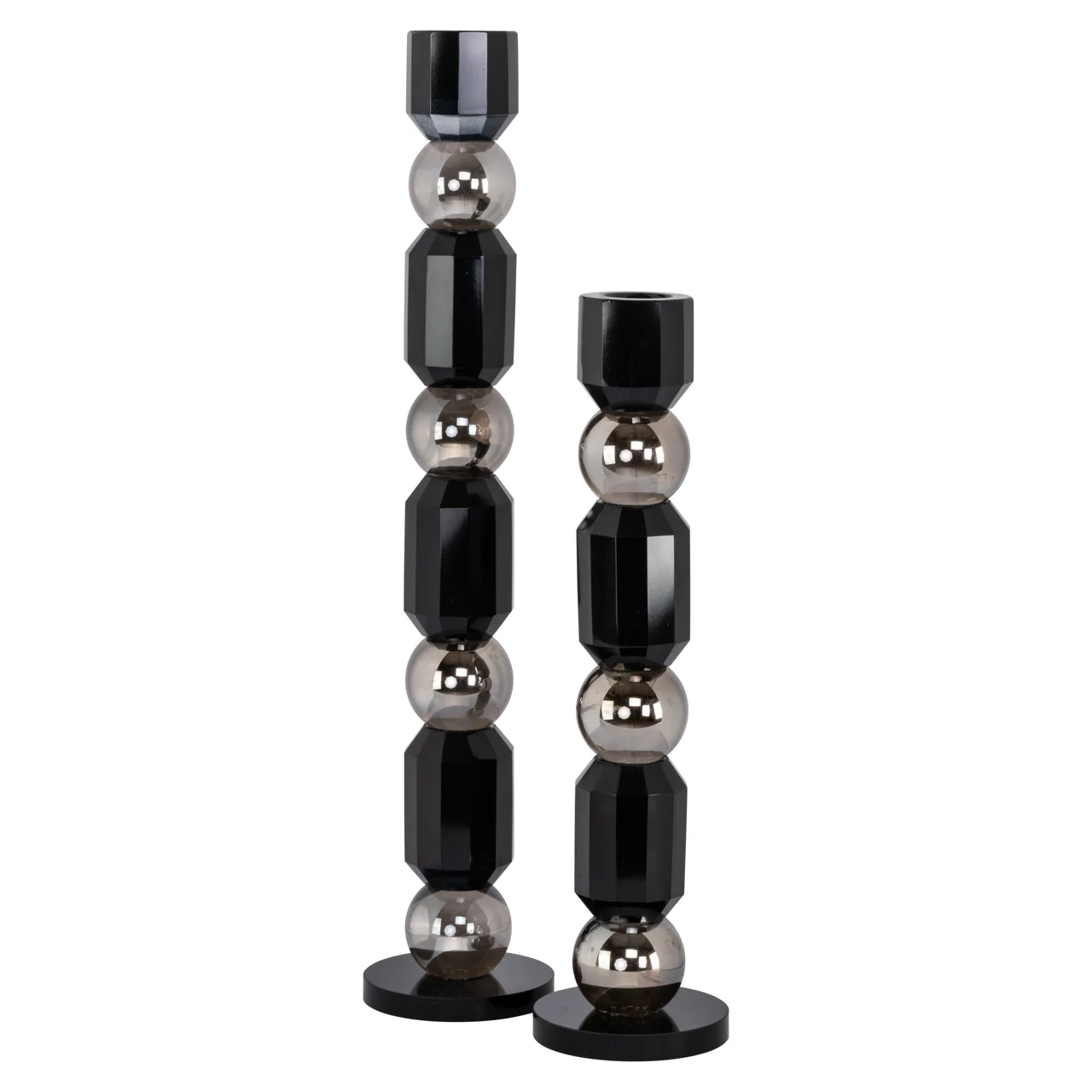 Kandelaar Jessy Black Large - Afbeelding 3