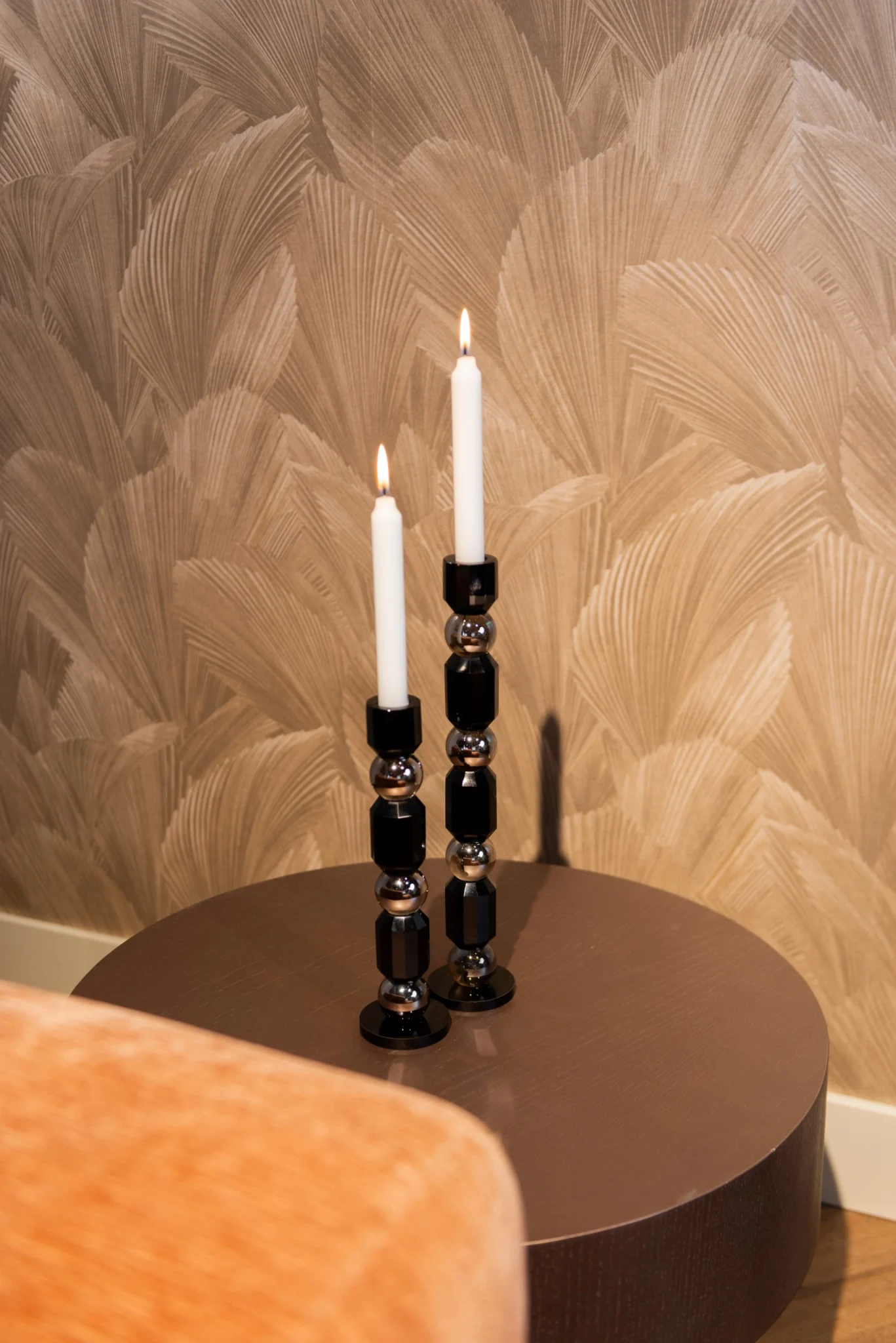 Kandelaar Jessy Black Large - Afbeelding 4