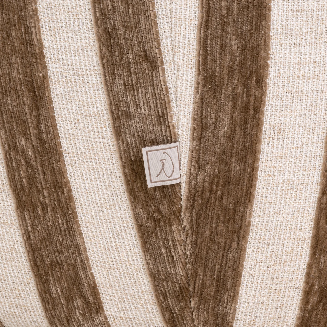 Bank Luxandra Stripes Sand - Afbeelding 5
