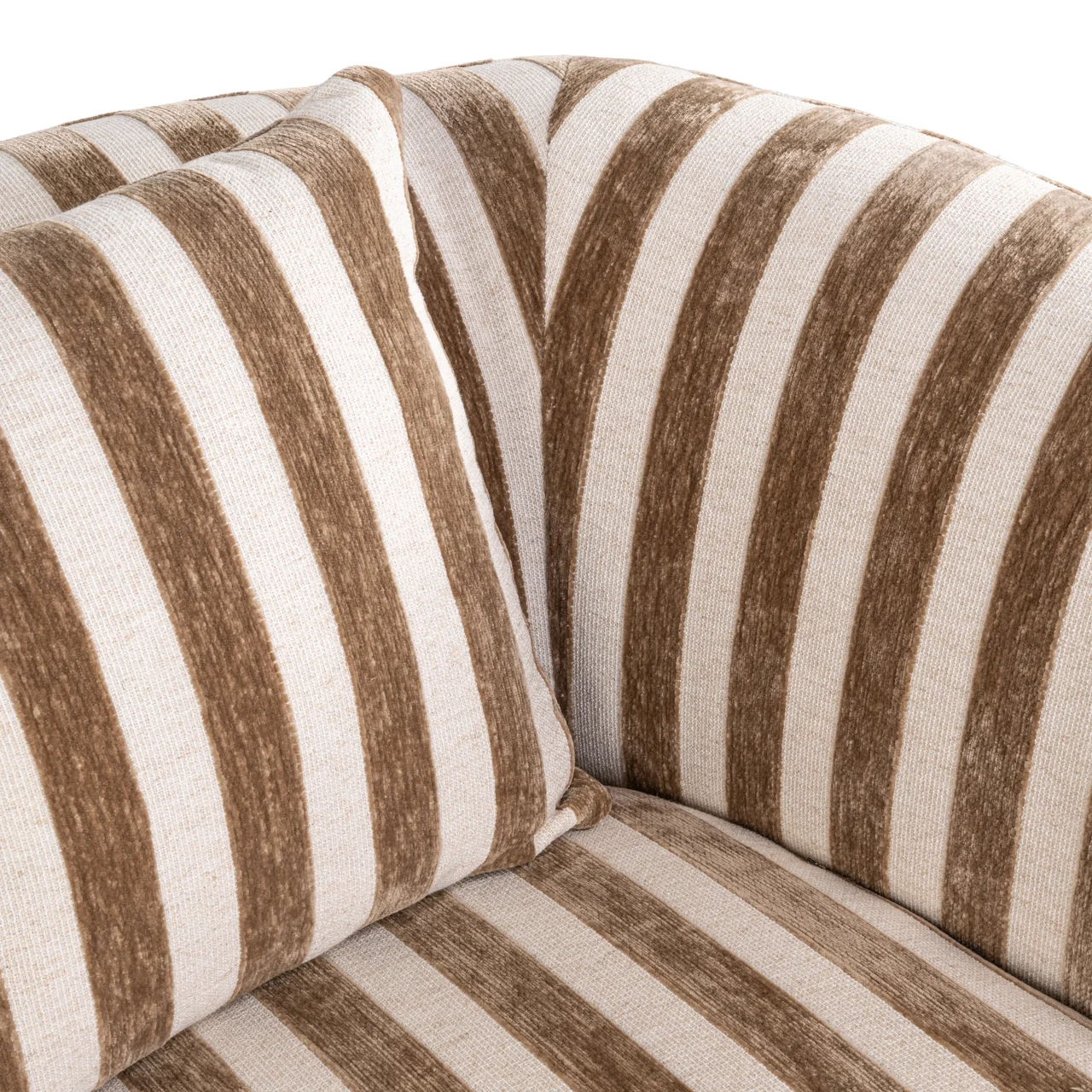 Lounge Stoel Luxandra Stripes Sand - Afbeelding 7