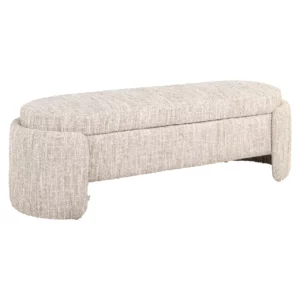 Bank Cupid Beige Angora With Storage