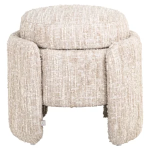 Alternative view of Poef &Amp; Voetenbank Cupid Beige Angora With Storage