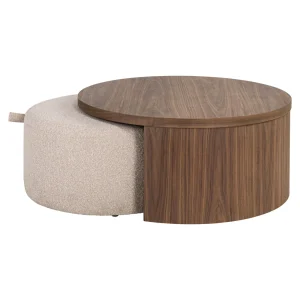 Alternative view of Salontafel Windsor Walnut Lodge Desert Fire Retardant (Set Of 2)