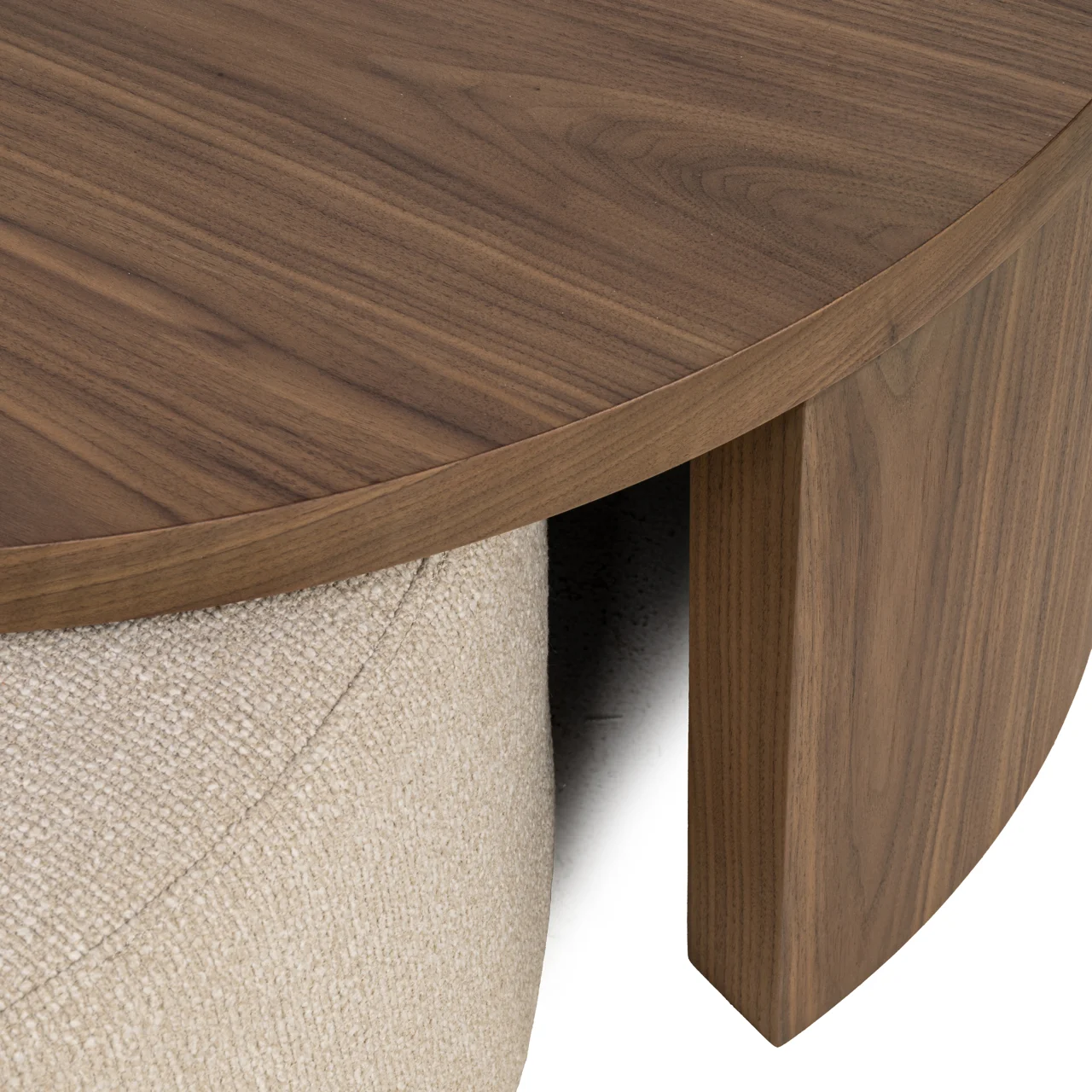 Salontafel Windsor Walnut Lodge Desert Fire Retardant (Set Of 2) - Afbeelding 5