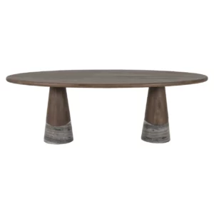 Alternative view of Eettafel Harper Smoked Charchoal