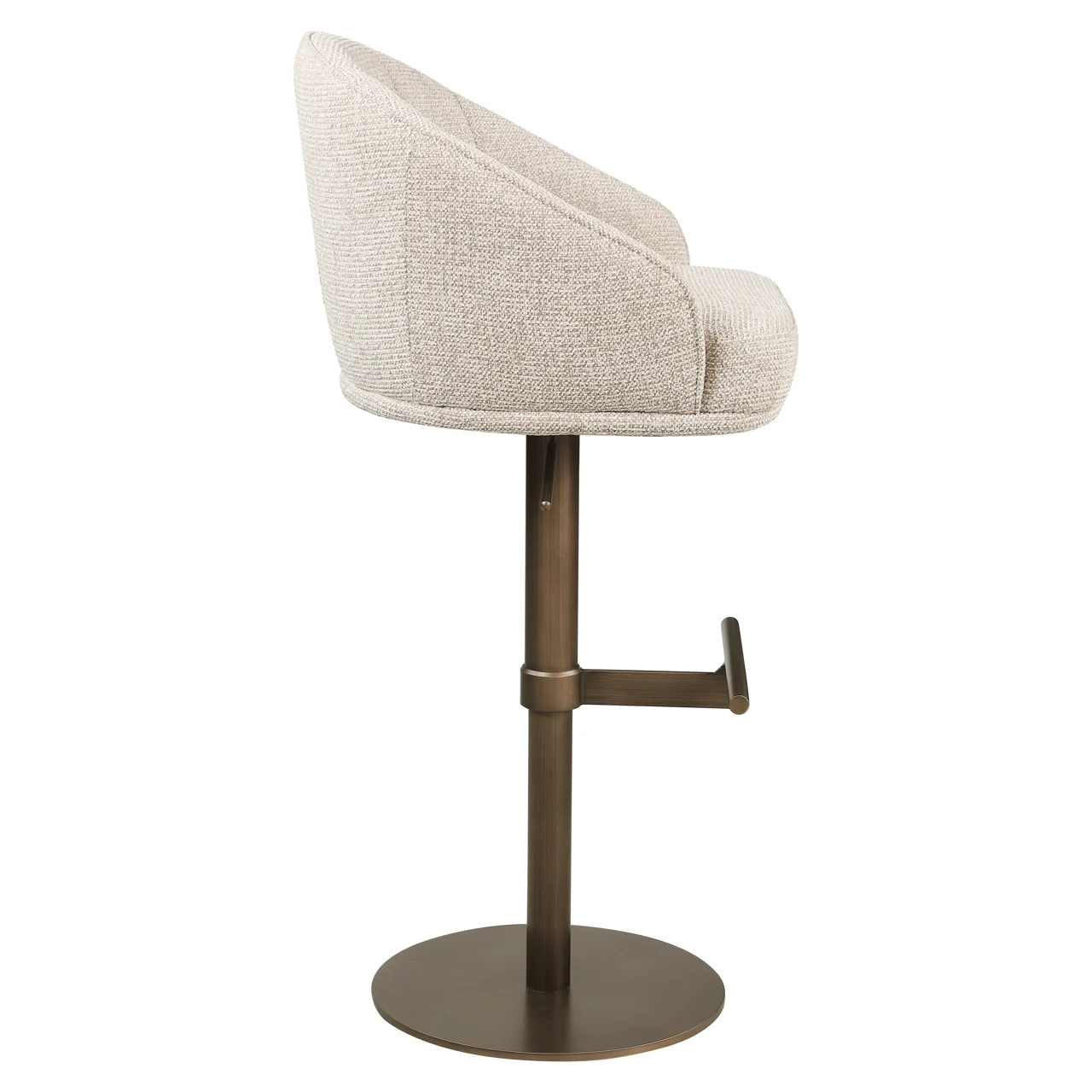 Barstoel Beverly Natural Fancy Swivel - Afbeelding 4