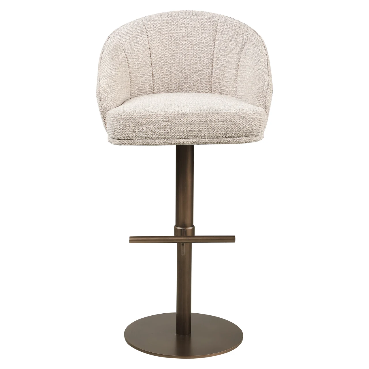 Barstoel Beverly Natural Fancy Swivel - Afbeelding 3
