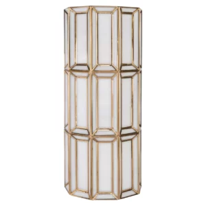 Alternative view of Wandlamp Opal Brass Antique