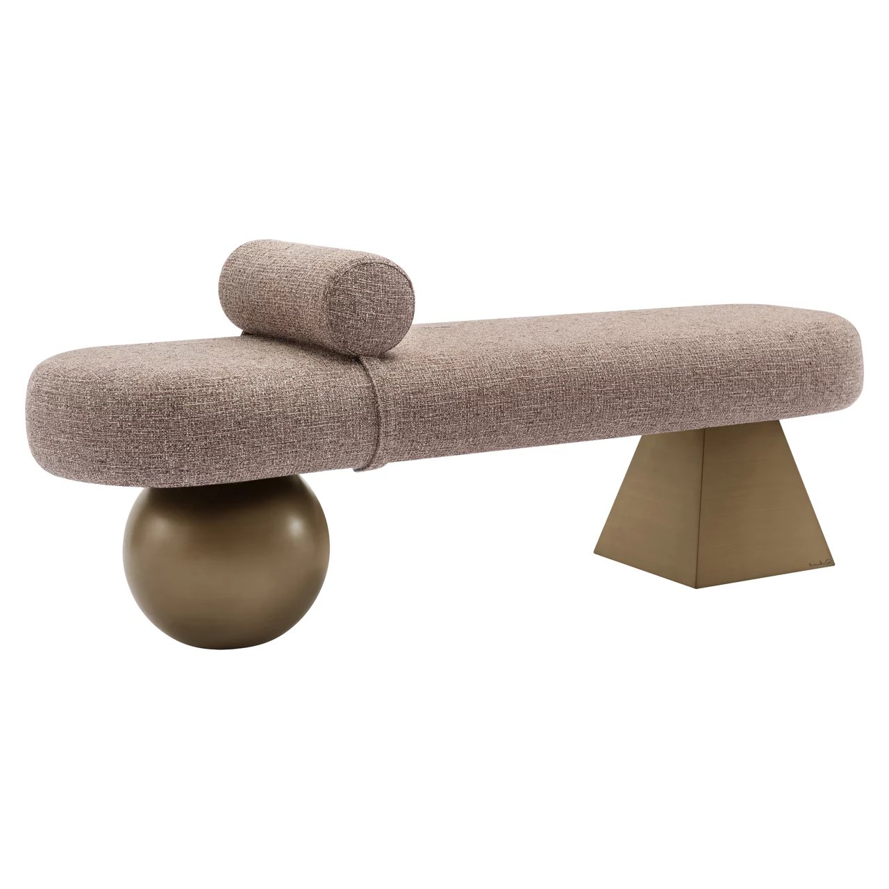 Bank Alexander Jones Brown Tweed Fire Retardant (Geneva)