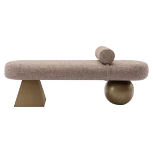 Alternative view of Bank Alexander Jones Brown Tweed Fire Retardant (Geneva)