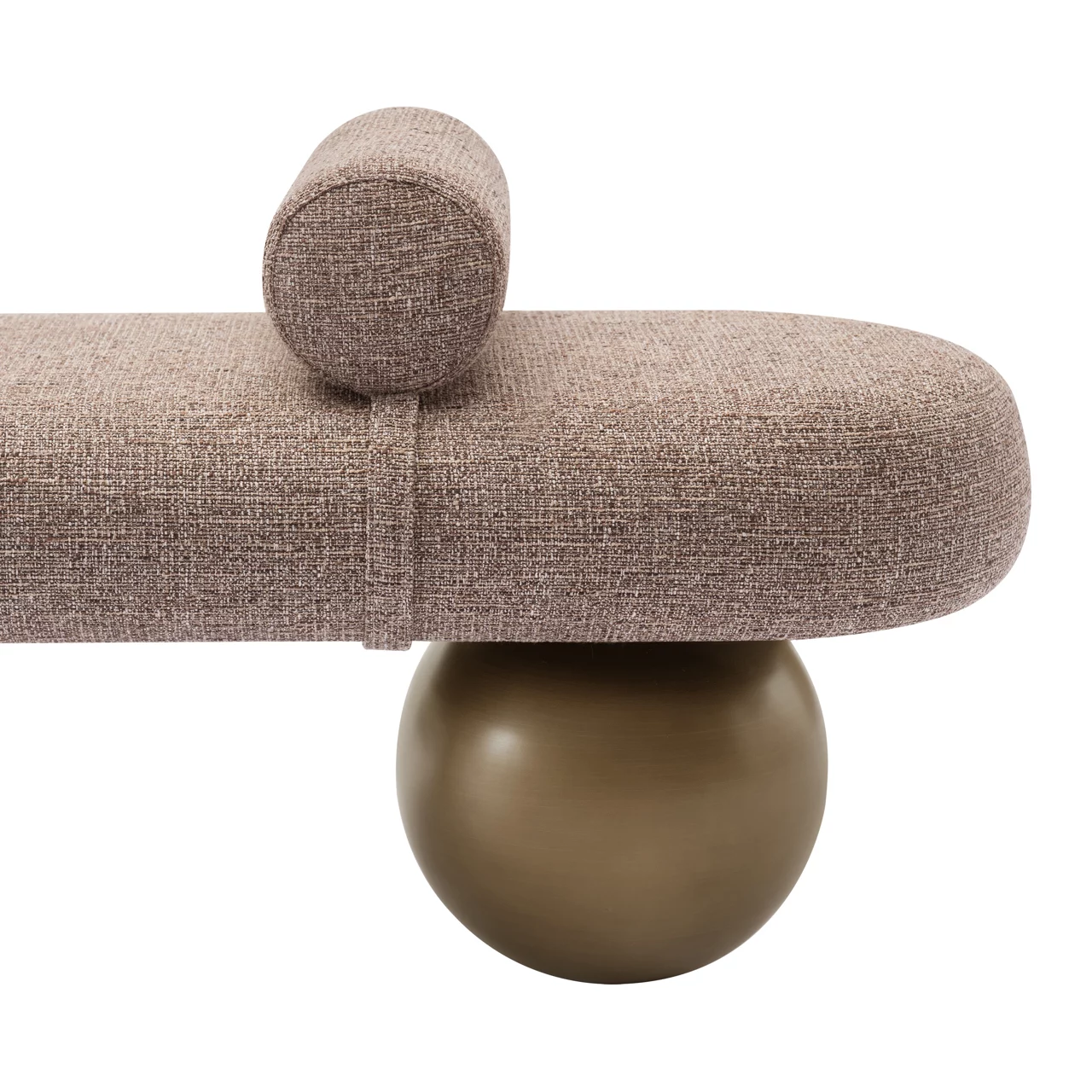 Bank Alexander Jones Brown Tweed Fire Retardant (Geneva) - Afbeelding 5