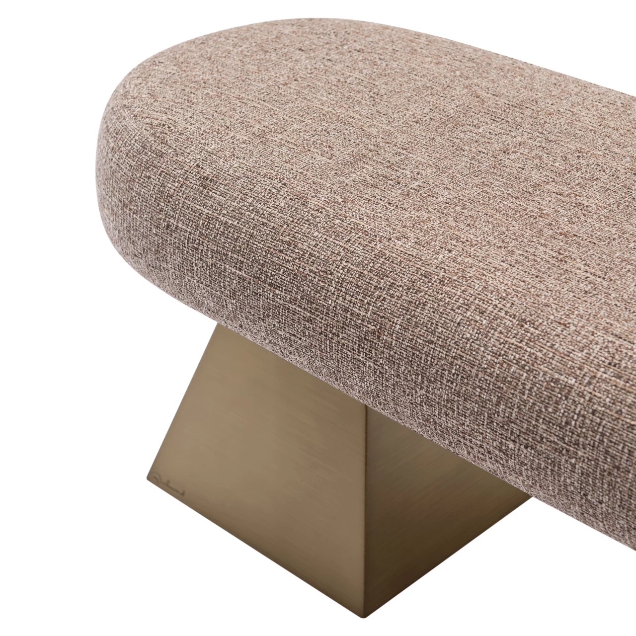 Bank Alexander Jones Brown Tweed Fire Retardant (Geneva) - Afbeelding 6