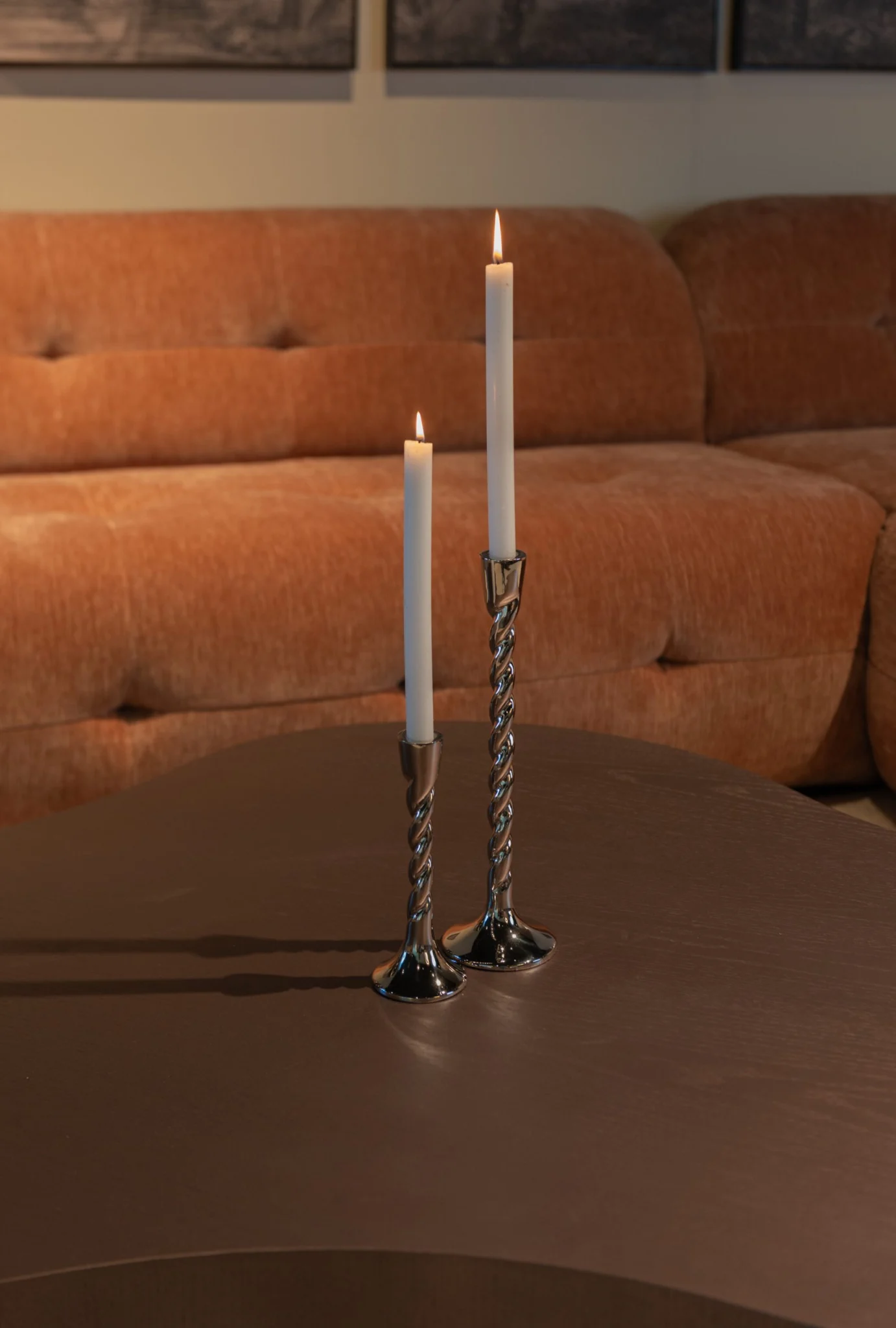 Kandelaar Crillon Silver Large - Afbeelding 5