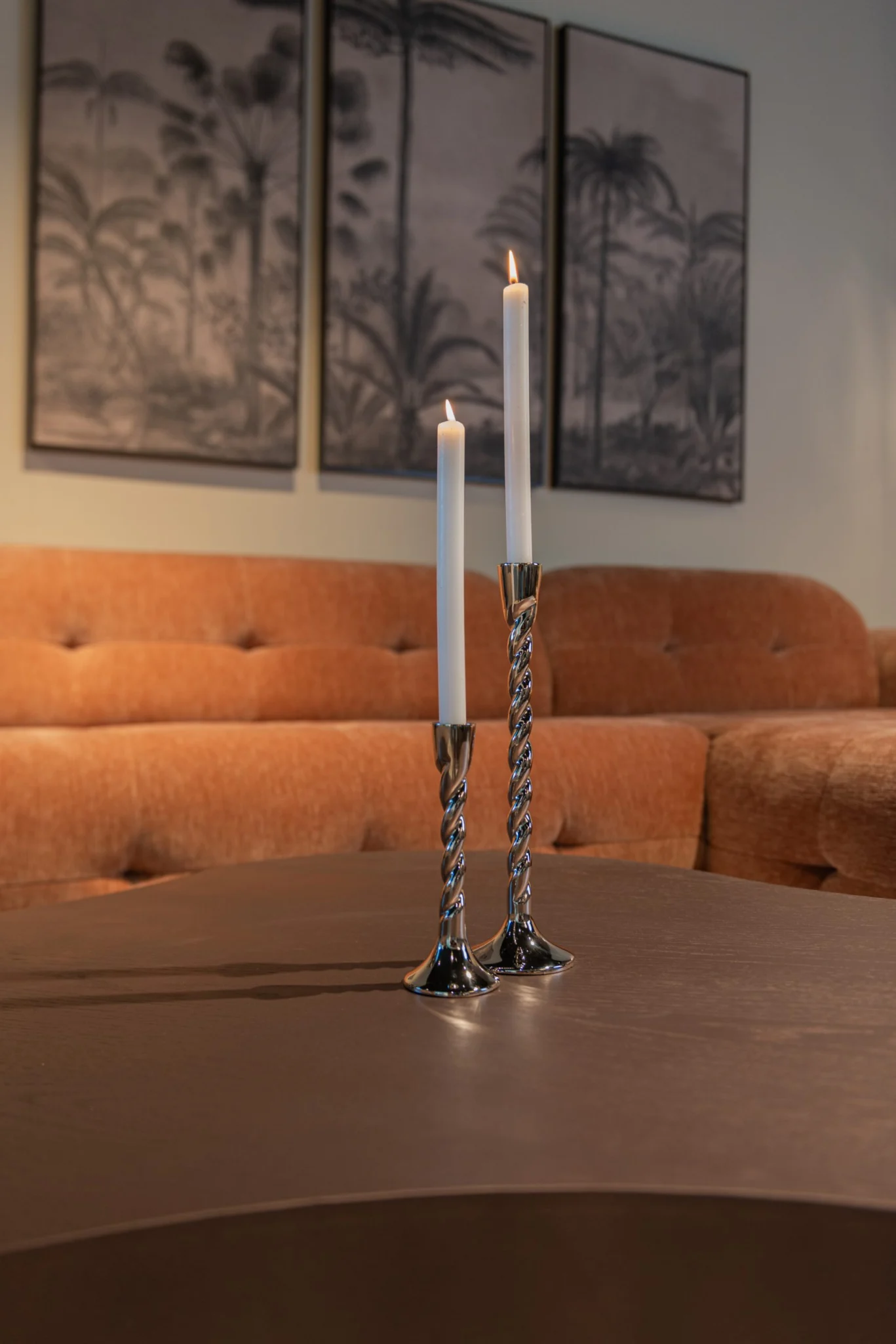 Kandelaar Crillon Silver Large - Afbeelding 4