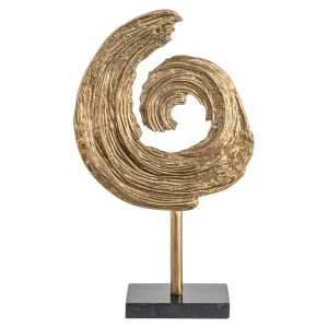 Alternative view of Decoratief Object Swirl Brass Antique