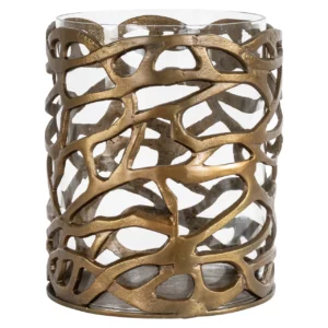 Windlicht Mase Brass Antique