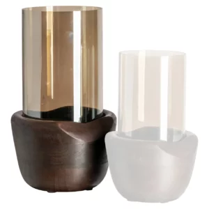 Alternative view of Windlicht Sloane Walnut Large
