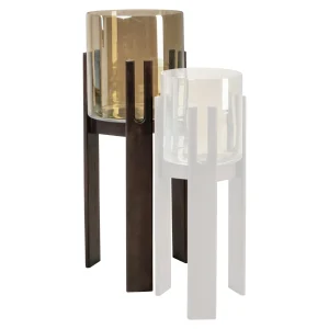 Alternative view of Windlicht Reese Walnut Large