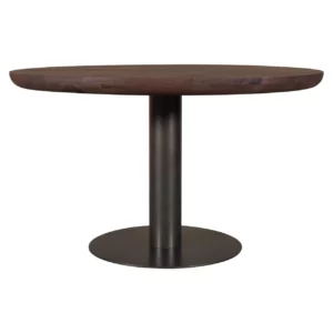 Alternative view of Eettafel Baldwin Spicebrown 130Ø