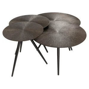 Alternative view of Salontafel Quadra Brunzae (Set Of 4)