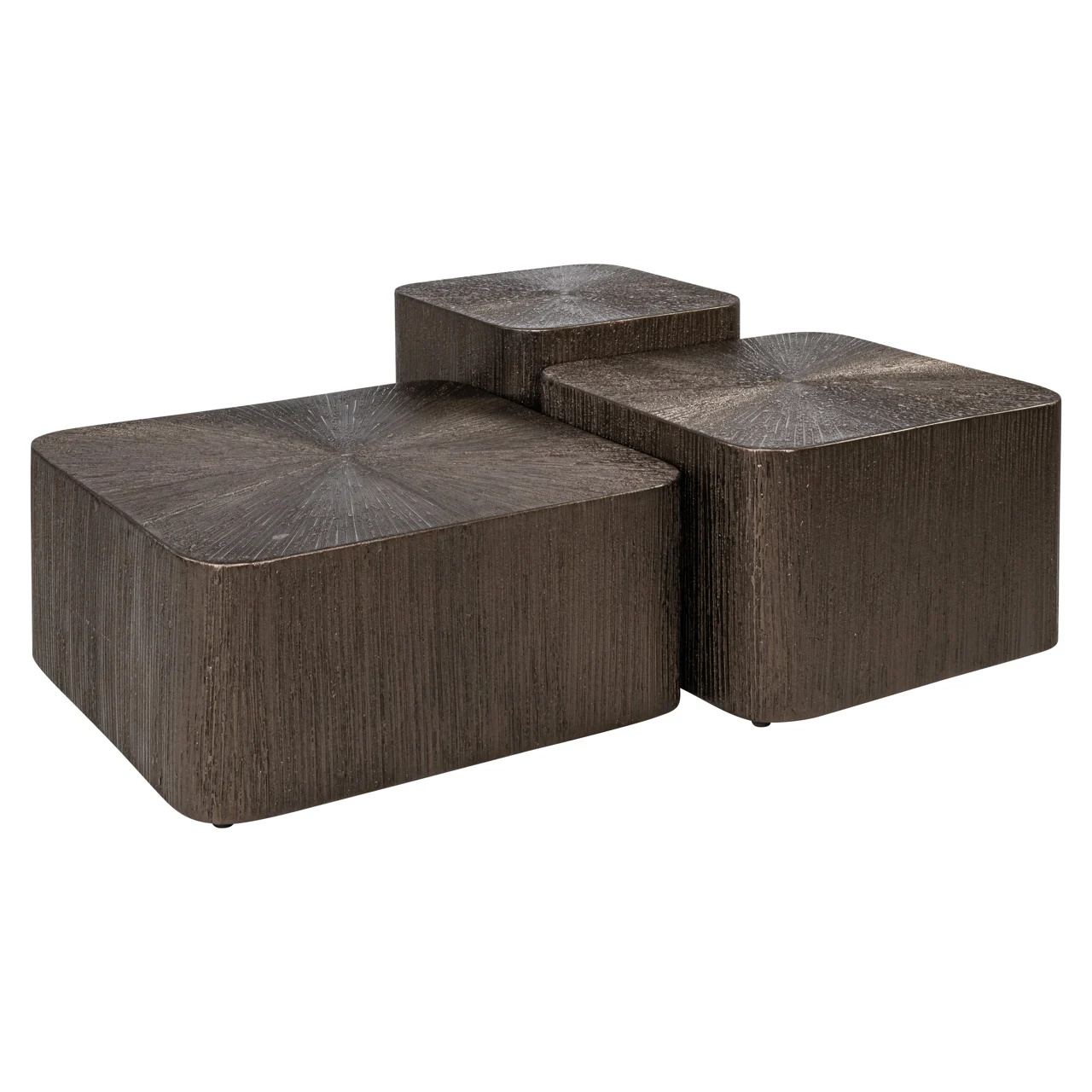 Salontafel Cubes Brunzae (Set Of 3)