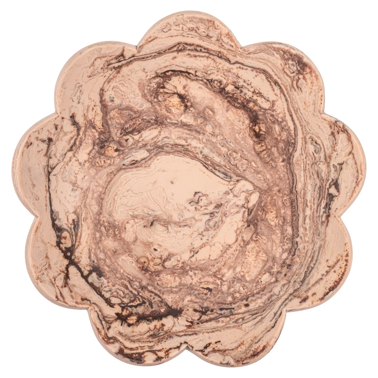 Schaal Peony Chocolat Brown - Afbeelding 2