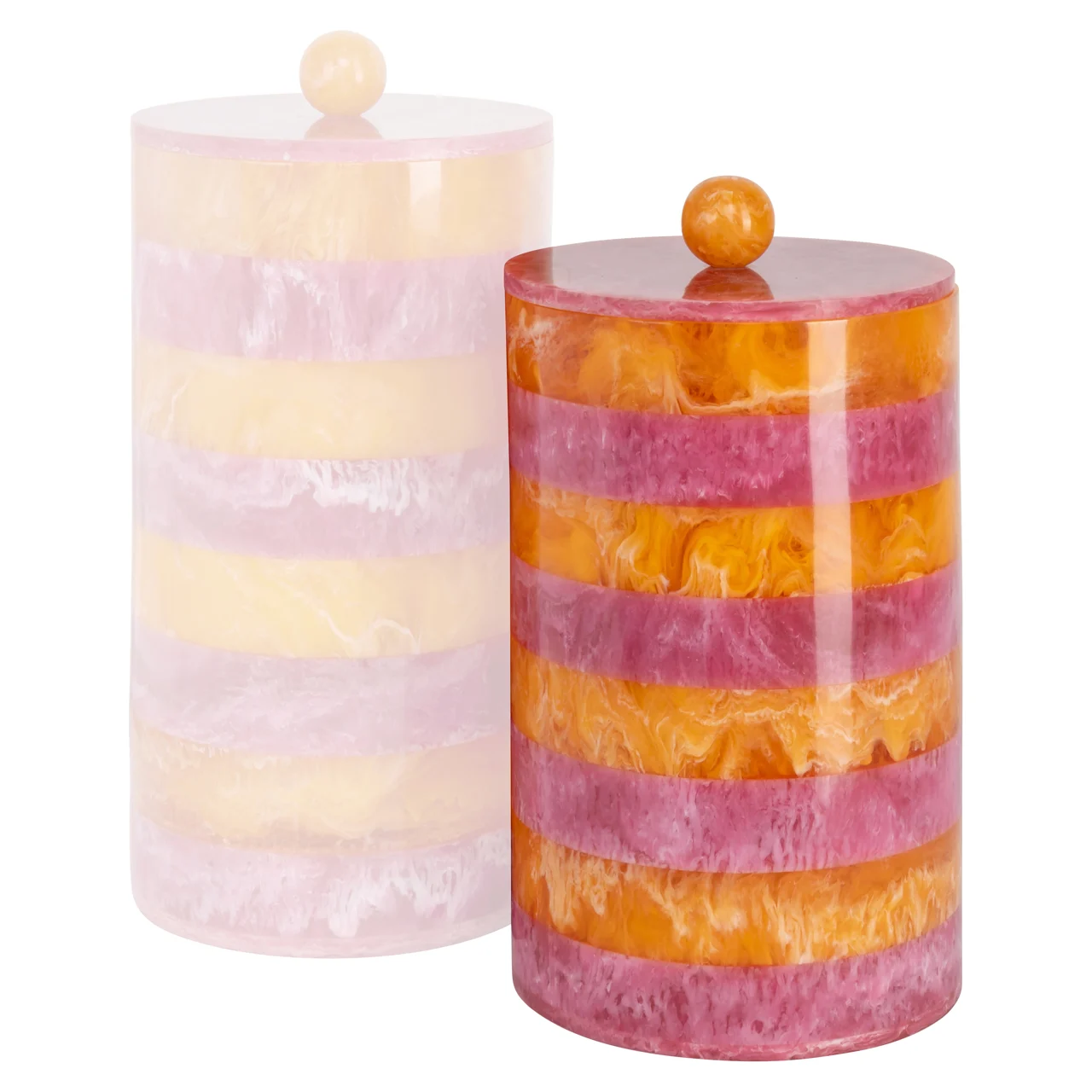 Opbergdoos Lilybelle Pink/Orange Storage Jar Small - Afbeelding 3