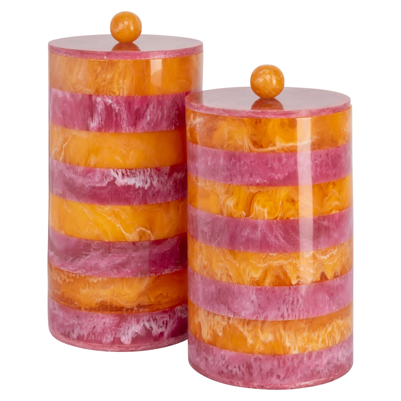 Opbergdoos Lilybelle Pink/Orange Storage Jar Small - Afbeelding 4
