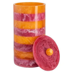 Alternative view of Opbergdoos Lilybelle Pink/Orange Storage Jar Large
