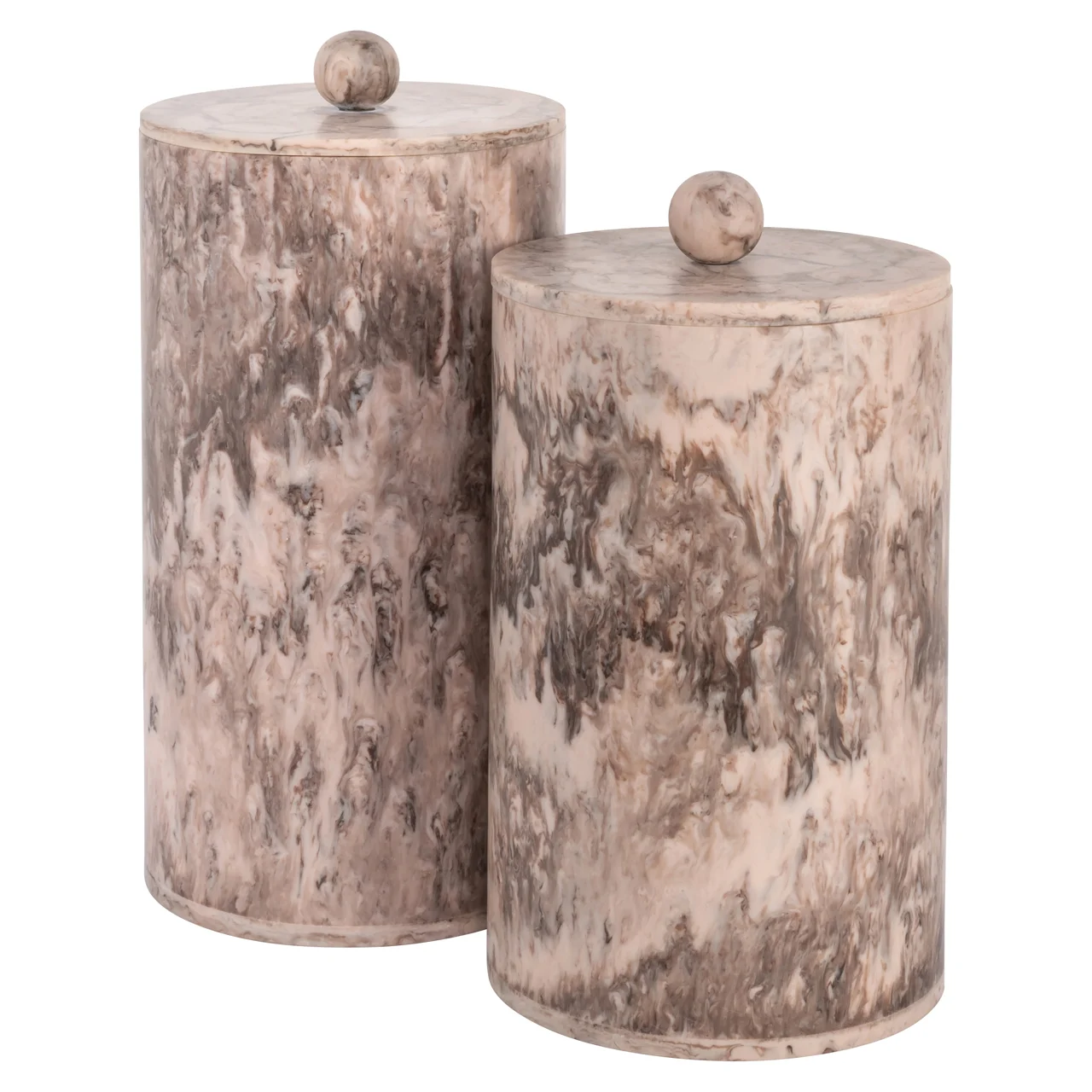 Opbergdoos Rosaline Chocolat Brown Storage Jar Small - Afbeelding 4