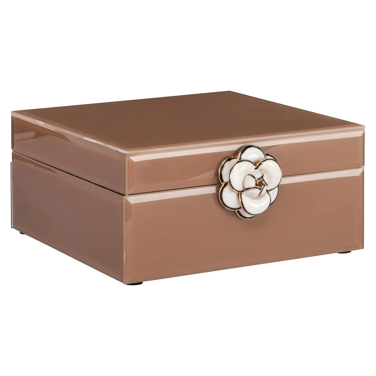 Opbergdoos Floral Brown Small