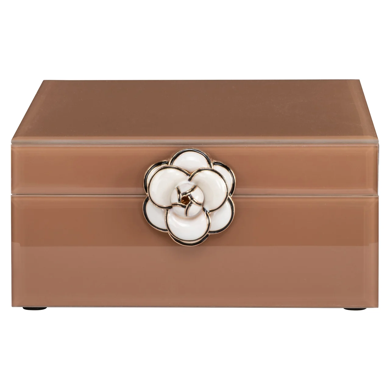 Opbergdoos Floral Brown Small - Afbeelding 3