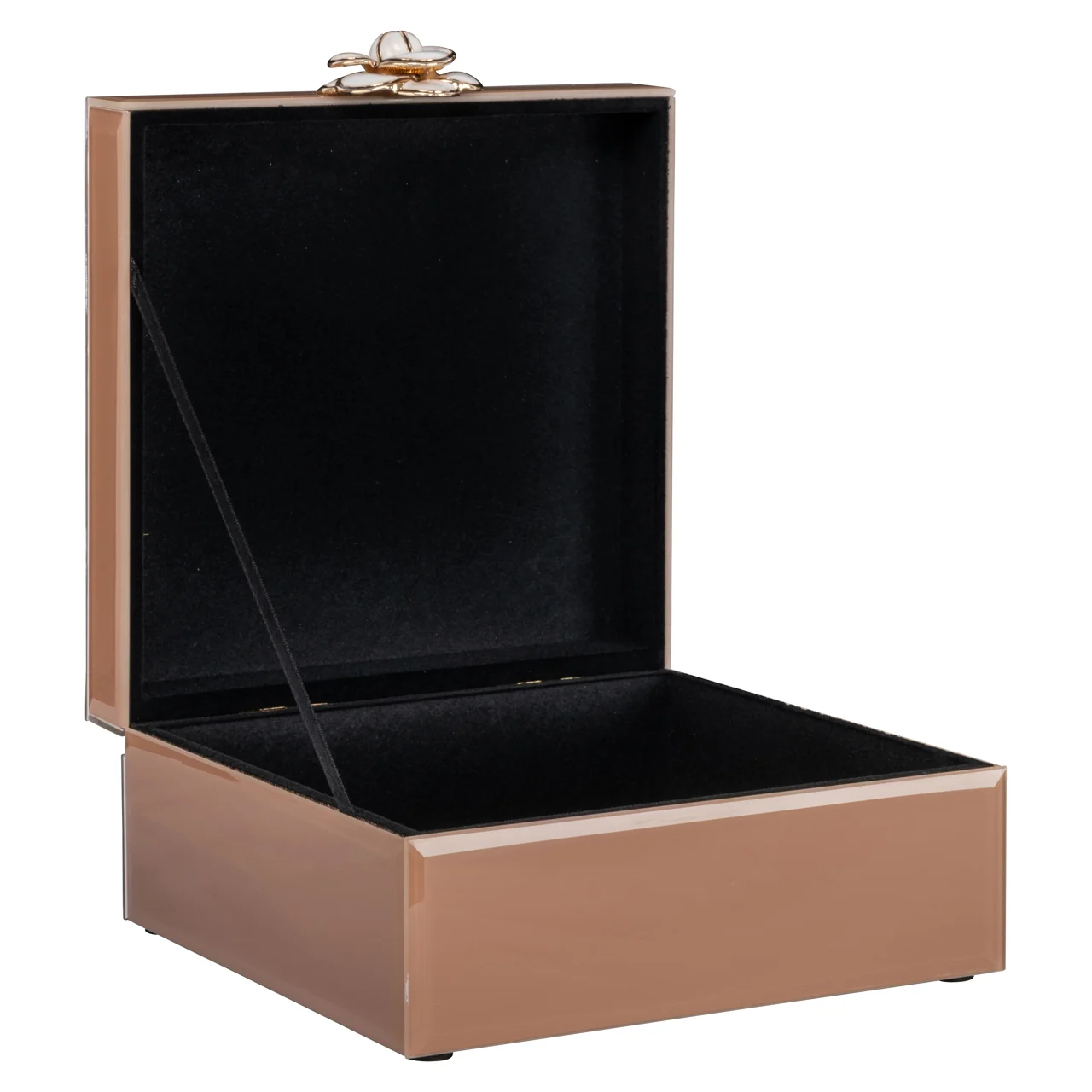 Opbergdoos Floral Brown Small - Afbeelding 2