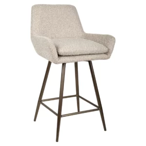 Alternative view of Counterstoel Linsey Natural Chunky Swivel (Set Of 2)