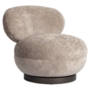 Alternative view of Lounge Stoel Jace Be Easy Sand Swivel Fire Retardant