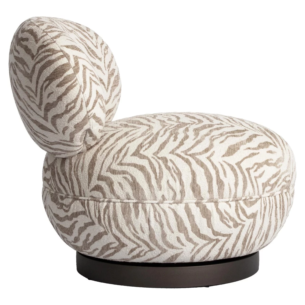 Lounge Stoel Jace Beige Tiger Swivel - Afbeelding 4