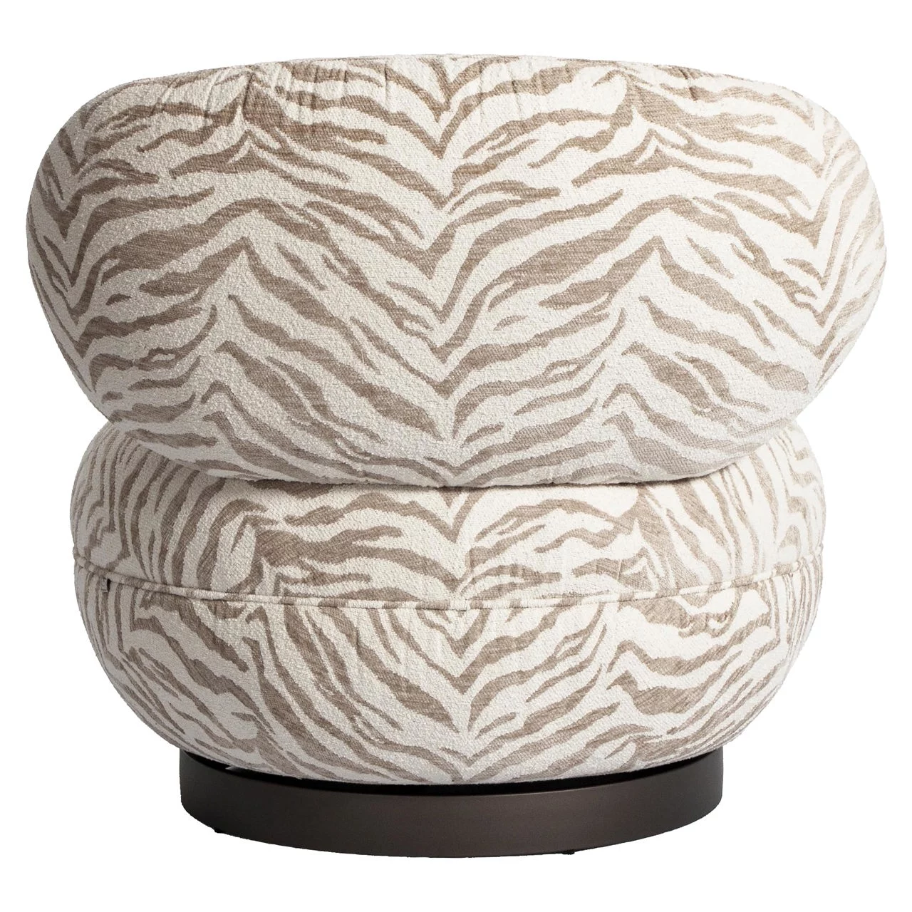 Lounge Stoel Jace Beige Tiger Swivel - Afbeelding 5