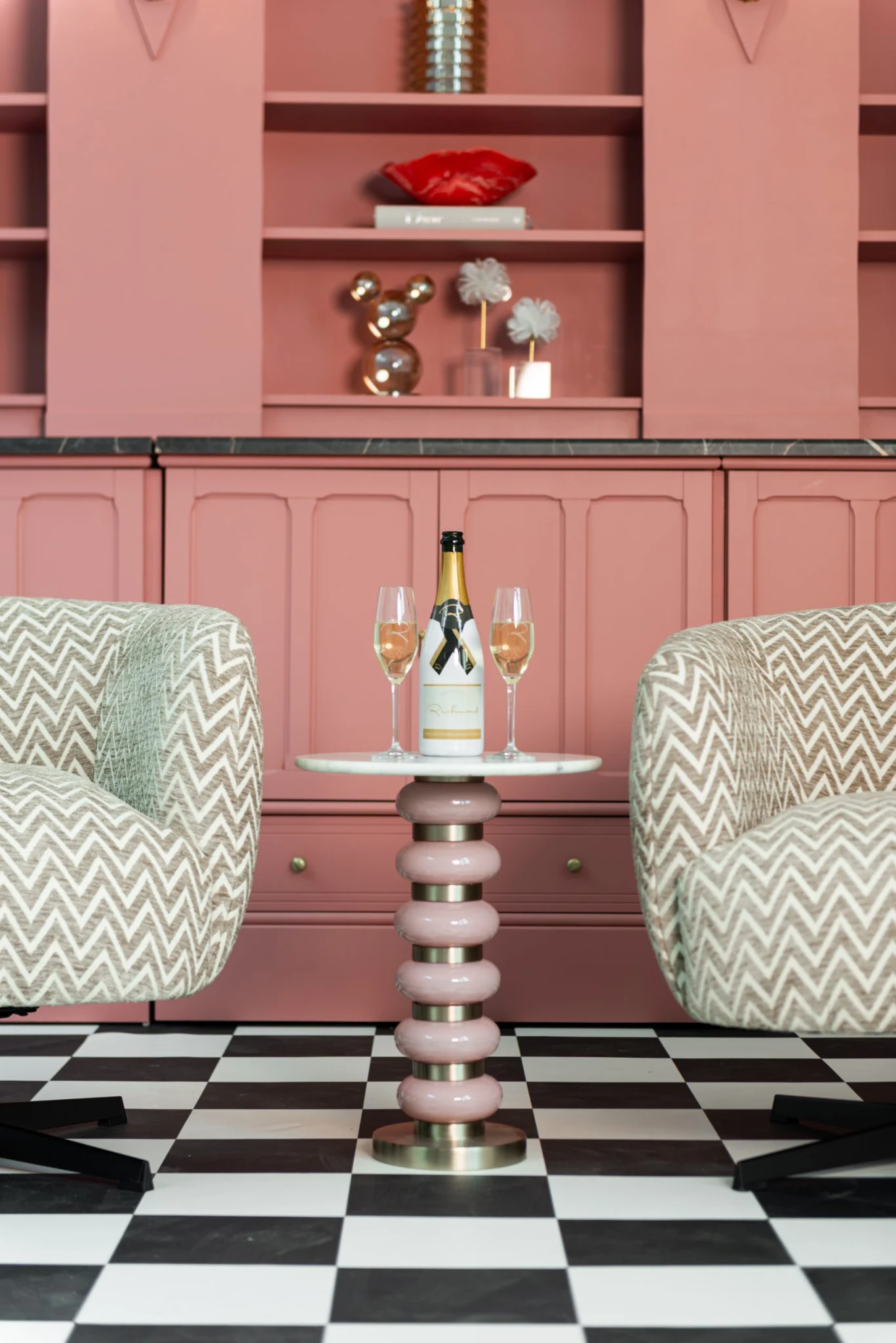 Bijzettafel Villeray Pink - Afbeelding 3
