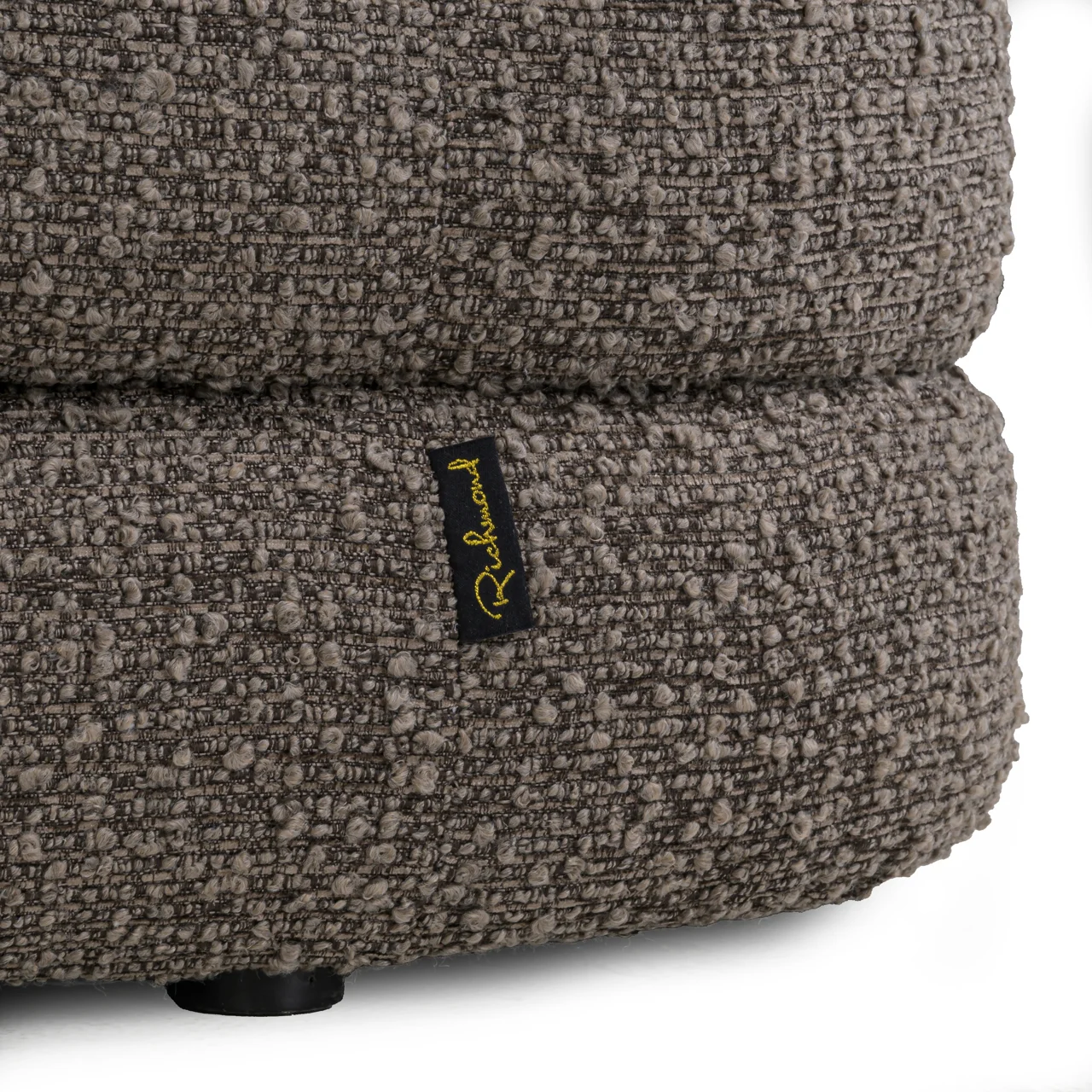Poef & Voetenbank Adele Brown Chunky - Afbeelding 3