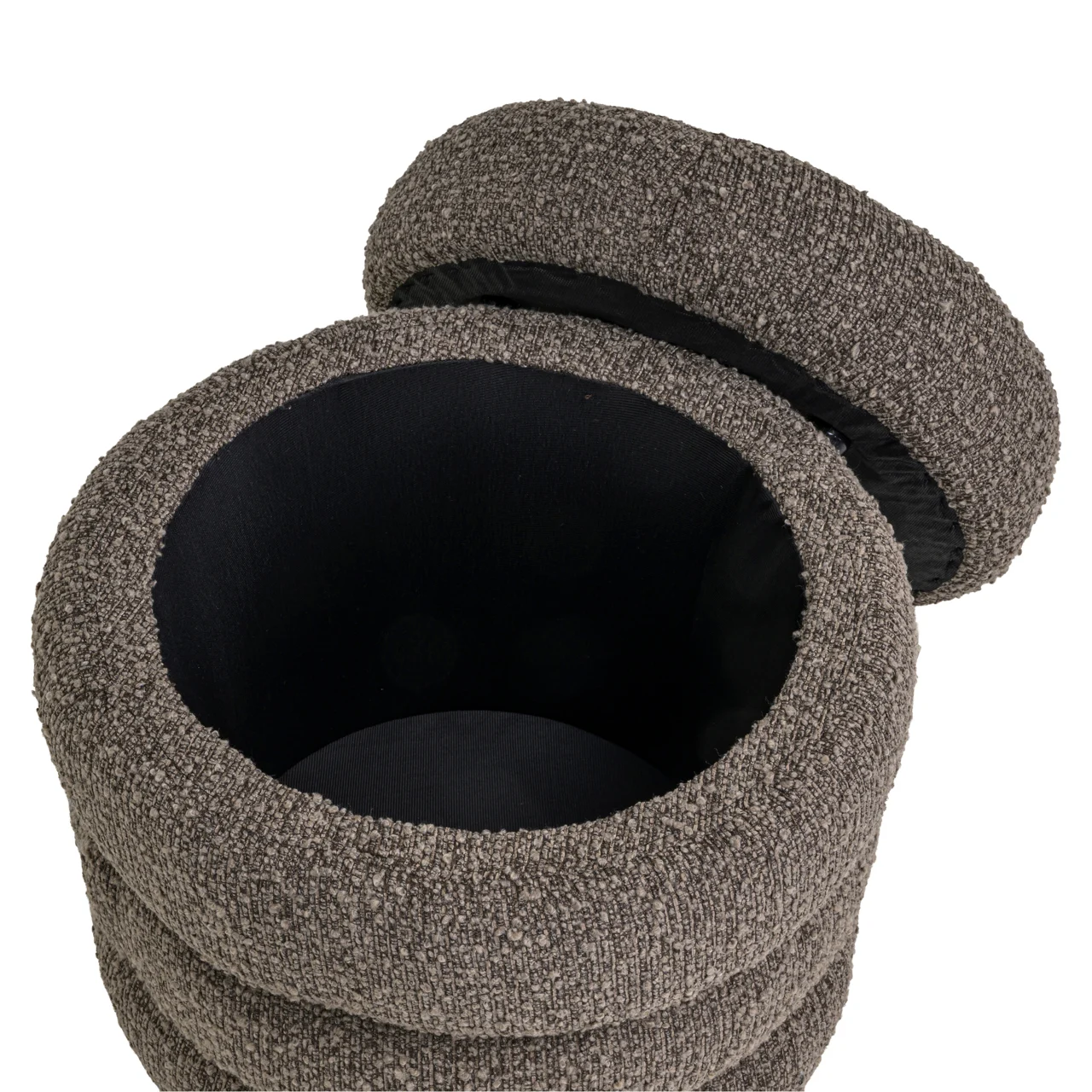 Poef & Voetenbank Adele Brown Chunky - Afbeelding 4