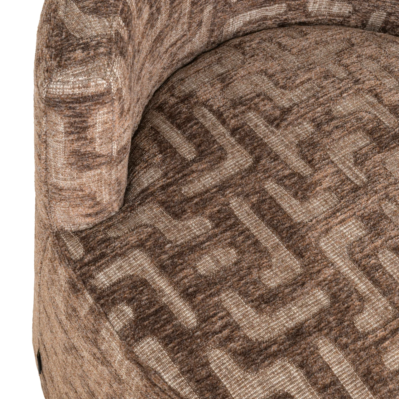 Lounge Stoel Franny Brown Labyrinth - Afbeelding 6