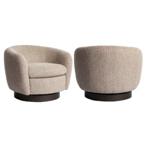 Lounge Stoel Colmar Natural Chunky Swivel